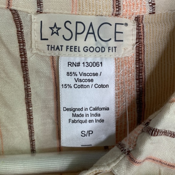 L*Space Play it Cool Crop Top and Drawstring Short Set New with tags W-578 Sz S - Picture 5 of 16